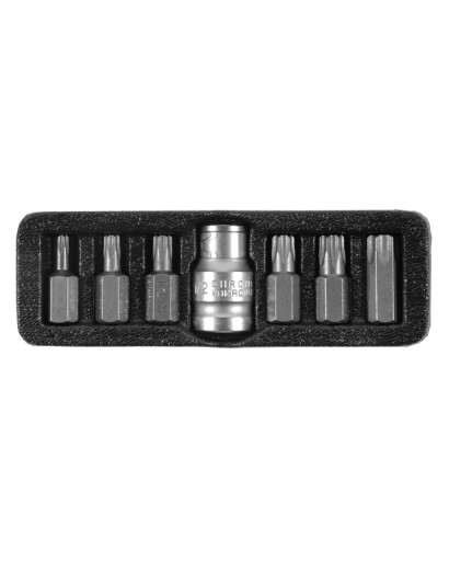 набор бит TORX 1/2 7шт S2 ULTRA (пласт кейс) набор бит TORX 1/2 7шт S2 ULTRA (пласт кейс)