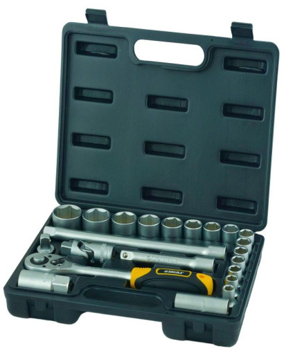 Набор насадок торцевых 1/2" 22 шт CrV Taiwan