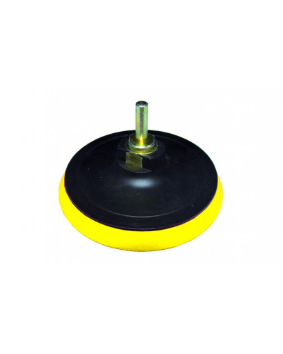 диск шлифовальный резиновый 115мм с липучкой (болгарка) М14*2 - 6 мм 10000 об/мин