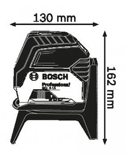 Лазерный нивелир (уровень) с функцией отвеса в комплекте со штативом RM1 Bosch GCL 2-15 Professional  (0601066E00)
