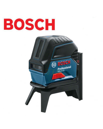 Лазерный нивелир (уровень) с функцией отвеса в комплекте со штативом RM1 + кейс Bosch GCL 2-15 Professional  (0601066E02)