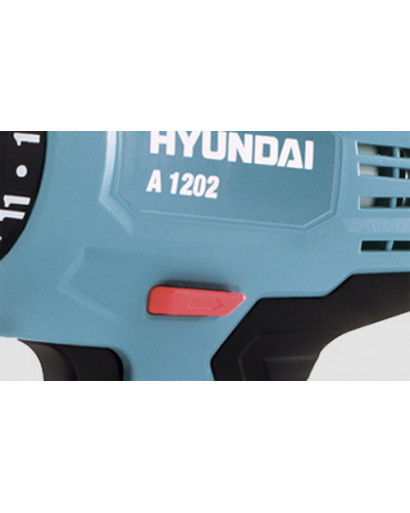 Шуруповерт аккумуляторный NI-CD 12В 2 Скорости 2 Батареи 350-1100 Об/Мин Реверс Hyundai A 1202