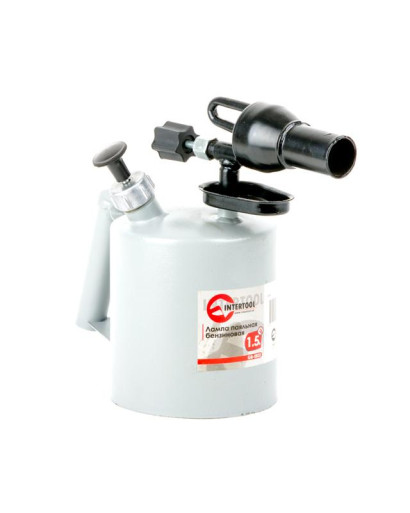 Лампа паяльная бензиновая 1.5 л INTERTOOL GB-0032