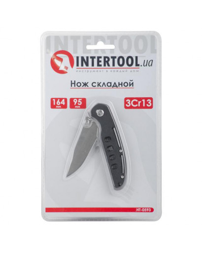 Нож складной INTERTOOL HT-0593