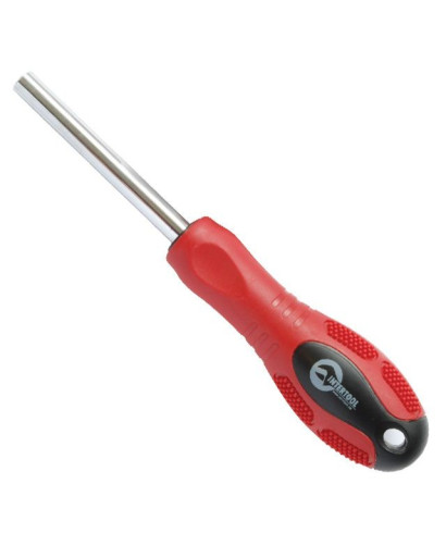 Отвертка магнитная для насадок с шестигранным хвостовиком 1/4", Cr-V INTERTOOL HT-0401 Отвертка магнитная для насадок с шестигранным хвостовиком 1/4", Cr-V INTERTOOL HT-0401