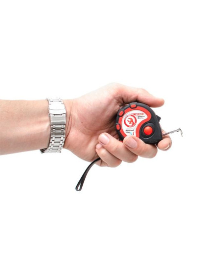 Рулетка с металлическим полотном 3 м x 19 мм INTERTOOL MT-0603