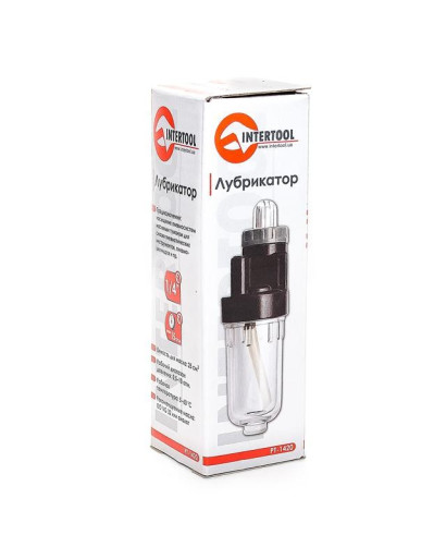 Лубрикатор (устройство подачи масла) 1/4"INTERTOOL PT-1420