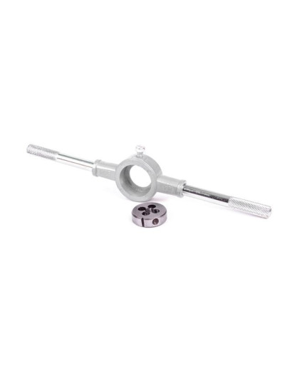 Набор плашек M6-M12 и метчиков M3-M12, 20 ед. INTERTOOL SD-8020
