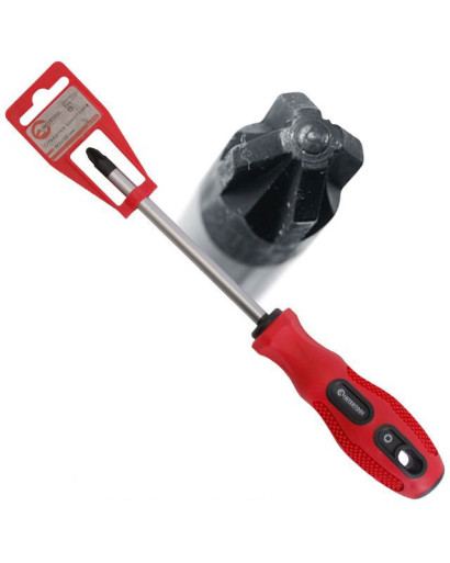 Отвертка крестовая PZ2x100 мм INTERTOOL VT-3159