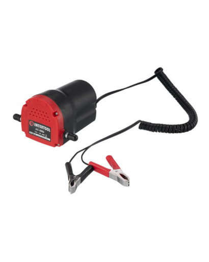 Насос вакуумний 12В для відкачування мастила та дизельного палива INTERTOOL AC-0006 Насос вакуумний 12В для відкачування мастила та дизельного палива INTERTOOL AC-0006