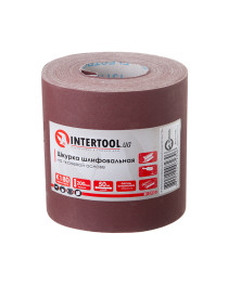 Шкірка шліфувальна на тканинній основі К180, 20cм * 50м INTERTOOL BT-0723