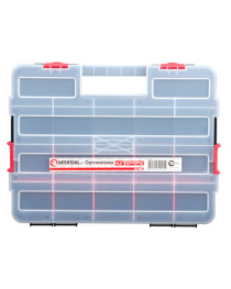 Пластиковий органайзер для інструментів 14.5", 375*290*67мм INTERTOOL BX-4021