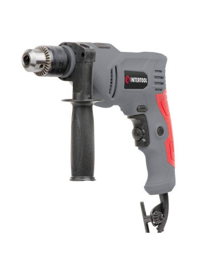 Дриль ударний 600Вт, 0-3000 об/хв, 1.5-13мм, реверс INTERTOOL DT-0109 Дриль ударний 600Вт, 0-3000 об/хв, 1.5-13мм, реверс INTERTOOL DT-0109