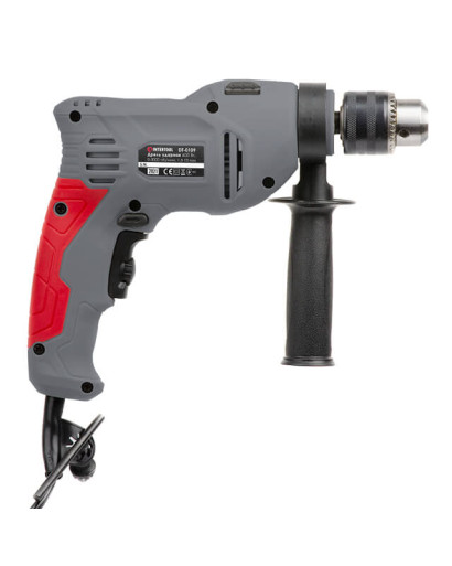 Дриль ударний 600Вт, 0-3000 об/хв, 1.5-13мм, реверс INTERTOOL DT-0109 Дриль ударний 600Вт, 0-3000 об/хв, 1.5-13мм, реверс INTERTOOL DT-0109