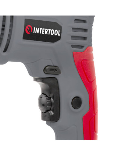 Дриль ударний 600Вт, 0-3000 об/хв, 1.5-13мм, реверс INTERTOOL DT-0109 Дриль ударний 600Вт, 0-3000 об/хв, 1.5-13мм, реверс INTERTOOL DT-0109