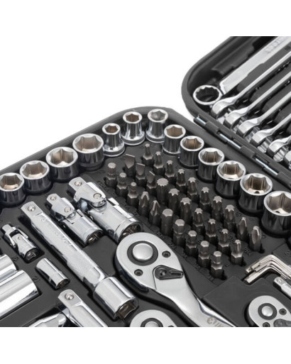 Набір інструментів 1/2", 3/8", 1/4 ", 219ед., Cr-V STORM INTERTOOL ET-8219 Набір інструментів 1/2", 3/8", 1/4 ", 219ед., Cr-V STORM INTERTOOL ET-8219
