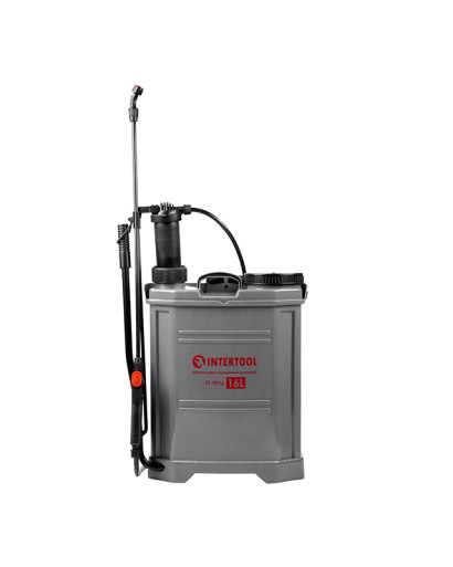 Обприскувач гідравлічний ранцевий 16л INTERTOOL FT-9016