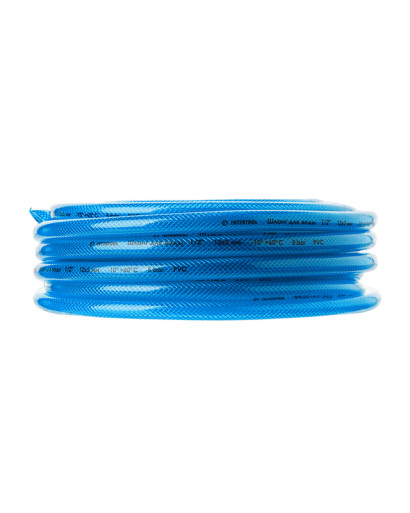 Шланг для води тришаровий, синій, 1/2", 20 м, армований, PVC INTERTOOL GE-4053 Шланг для води тришаровий, синій, 1/2", 20 м, армований, PVC INTERTOOL GE-4053