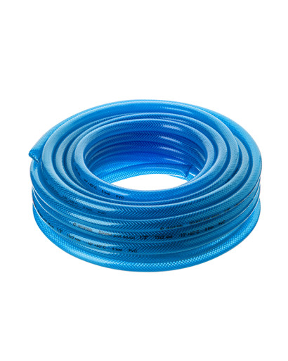 Шланг для води тришаровий, синій, 1/2", 20 м, армований, PVC INTERTOOL GE-4053 Шланг для води тришаровий, синій, 1/2", 20 м, армований, PVC INTERTOOL GE-4053
