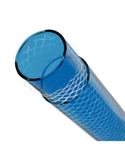 Шланг для води тришаровий, синій, 1/2", 30 м, армований, PVC INTERTOOL GE-4055 Шланг для води тришаровий, синій, 1/2", 30 м, армований, PVC INTERTOOL GE-4055
