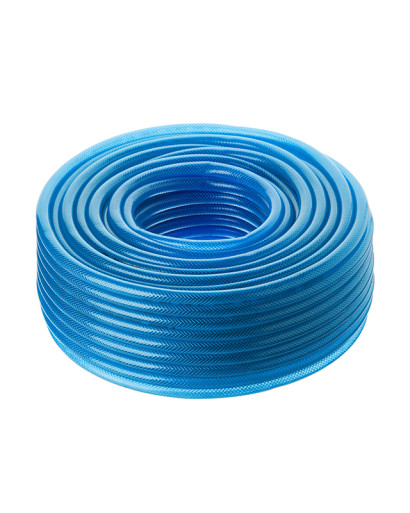 Шланг для води тришаровий, синій, 1/2", 50 м, армований, PVC INTERTOOL GE-4056 Шланг для води тришаровий, синій, 1/2", 50 м, армований, PVC INTERTOOL GE-4056