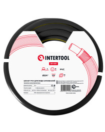 Шланг для води 4-х шаровий 3/4", 10м, армований, PVC INTERTOOL GE-4121