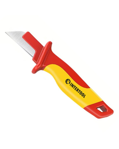 Ніж для зняття ізоляції з п'ятою INTERTOOL HT-0562