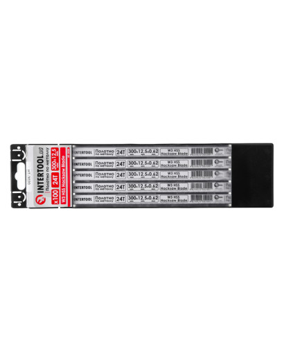Полотно ножівкове по металу 300*12,5*0,62, 24T, W3, HSS INTERTOOL HT-3020