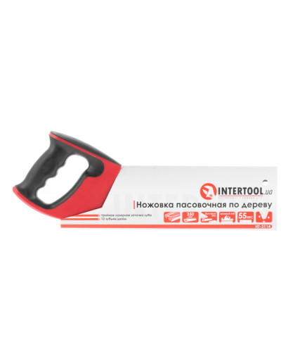 Ножівка пасовочна по дереву 350мм, 12 зуб.*1" INTERTOOL HT-3114 Ножівка пасовочна по дереву 350мм, 12 зуб.*1" INTERTOOL HT-3114