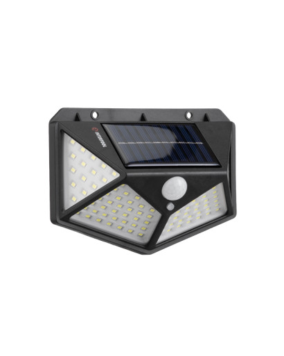 Світильник акумуляторний настінний 100SMD, вуличний, сонячна панель, датчик руху INTERTOOL LB-0113 Світильник акумуляторний настінний 100SMD, вуличний, сонячна панель, датчик руху INTERTOOL LB-0113