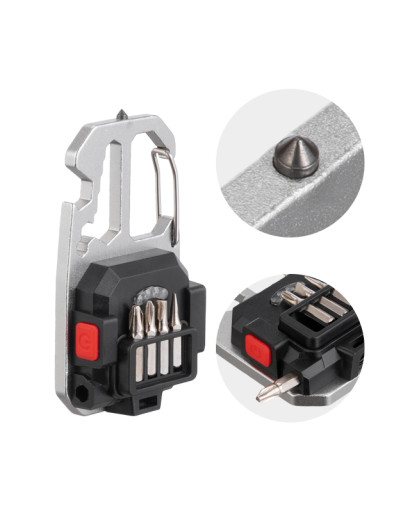Ліхтар-брелок, Multi-tool 9 в 1, STORM INTERTOOL LB-0161 Ліхтар-брелок, Multi-tool 9 в 1, STORM INTERTOOL LB-0161