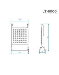 Знімна сходинка-полиця INTERTOOL LT-6000
