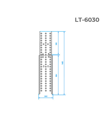 Робоча платформа до стрем'янок INTERTOOL LT-6030
