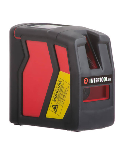 Рівень лазерний міні, 2 лазерні головки INTERTOOL MT-3050