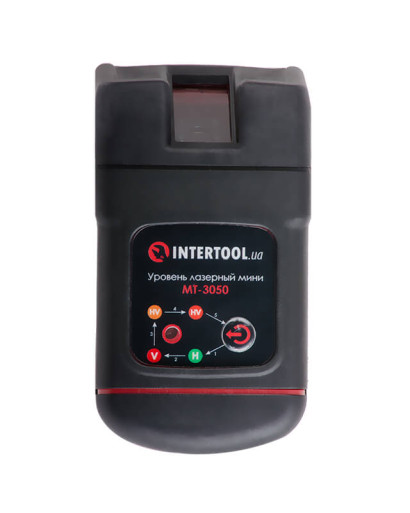 Рівень лазерний міні, 2 лазерні головки INTERTOOL MT-3050