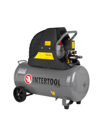 Компресор 50л, 1.5кВт, 220В, 8aтм, 206л/хв INTERTOOL PT-0003