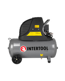 Компресор 50л, 1.5кВт, 220В, 8aтм, 206л/хв INTERTOOL PT-0003