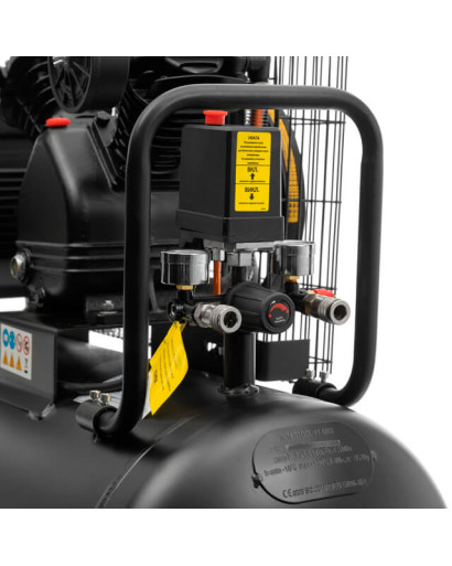 Компресор STORM, 100л, 3кВт, 380В, 10aтм, 500л/хв, 2 циліндри INTERTOOL PT-0013 Компресор STORM, 100л, 3кВт, 380В, 10aтм, 500л/хв, 2 циліндри INTERTOOL PT-0013