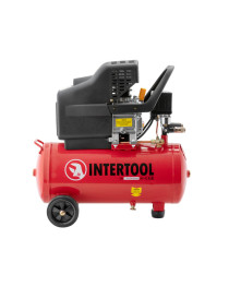 Компресор 24 л, 1.2 кВт, 220 В, 8 атм, 205 л/хв INTERTOOL PT-0020