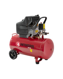 Компресор 50л, 1.2кВт, 220В, 8Атм, 205л/хв  INTERTOOL PT-0021