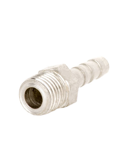 Перехідник із зовнішньою різьбою 1/4" на шланг 8мм INTERTOOL PT-1844 Перехідник із зовнішньою різьбою 1/4" на шланг 8мм INTERTOOL PT-1844