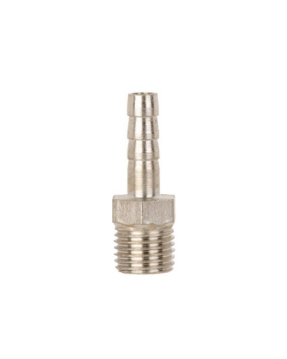 Перехідник із зовнішньою різьбою 1/4" на шланг 8мм INTERTOOL PT-1844 Перехідник із зовнішньою різьбою 1/4" на шланг 8мм INTERTOOL PT-1844