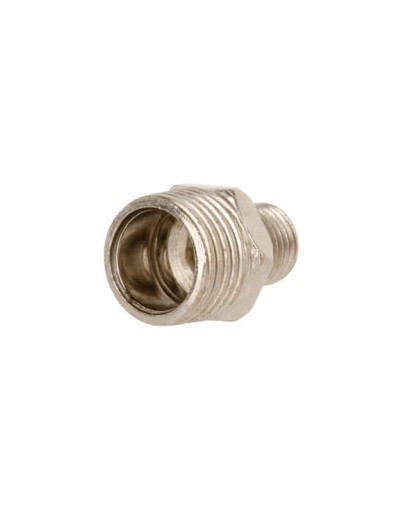 З'єднання різьбове із зовнішньою різьбою 1/4"*1/2" INTERTOOL PT-1861 З'єднання різьбове із зовнішньою різьбою 1/4"*1/2" INTERTOOL PT-1861