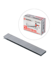 Скоба 22×5,7(5,8) мм*1,25×1,0 мм, 18GA, 5000 од/упак, для степлера PT-1612 INTERTOOL PT-8322