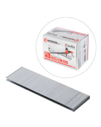Скоба 38×5,7(5,8) мм*1,25×1,0 мм, 18GA, 5000 од/упак, для степлера PT-1612 INTERTOOL PT-8338