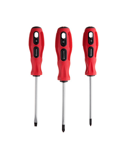 Набір викруток 3шт. (SL5*100, PH1*100, PH2*100) Cr-V, INTERTOOL VT-2004 Набір викруток 3шт. (SL5*100, PH1*100, PH2*100) Cr-V, INTERTOOL VT-2004