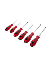 Набір викруток (SL3*75, SL5*100, SL6*125, PH0*75, PH1*100, PH2*125) Cr-V, INTERTOOL VT-2005