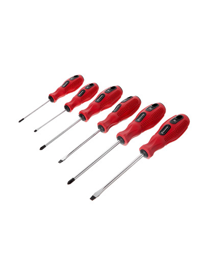 Набір викруток (SL3*75, SL5*100, SL6*125, PH0*75, PH1*100, PH2*125) Cr-V, INTERTOOL VT-2005 Набір викруток (SL3*75, SL5*100, SL6*125, PH0*75, PH1*100, PH2*125) Cr-V, INTERTOOL VT-2005