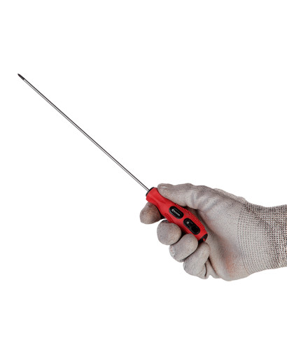 Викрутка хрестова PH0*200 мм INTERTOOL VT-3135 Викрутка хрестова PH0*200 мм INTERTOOL VT-3135