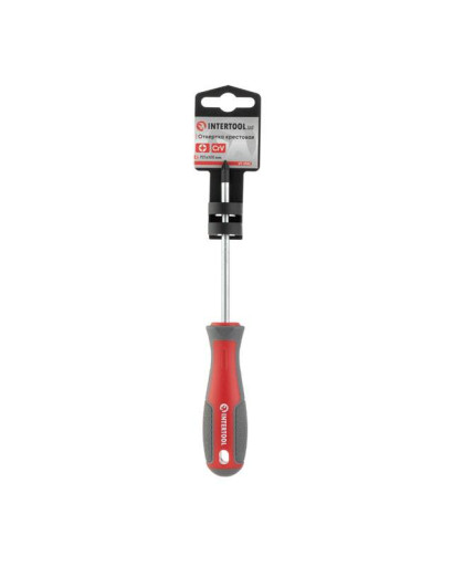 Викрутка PZ1*100мм, CR-V INTERTOOL VT-3332 Викрутка PZ1*100мм, CR-V INTERTOOL VT-3332